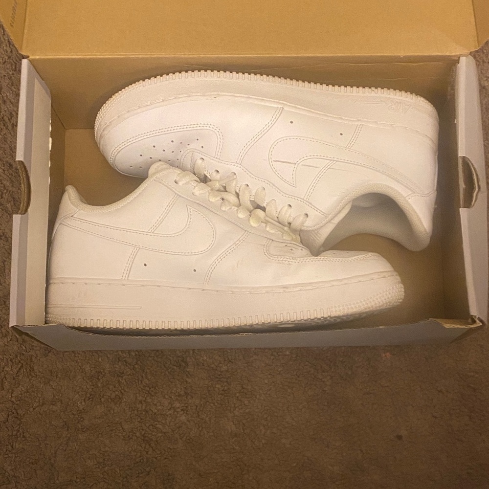 Nike All-White Athletic Sneakers